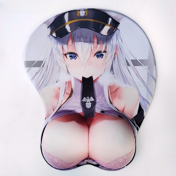Azur Lane Enterprise 3D Silicon Mouse Pad Mat Wrist Rest