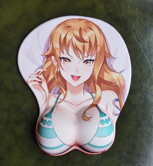 One Piece Nami 3D Silicon Mouse Pad Mat Wrist Rest