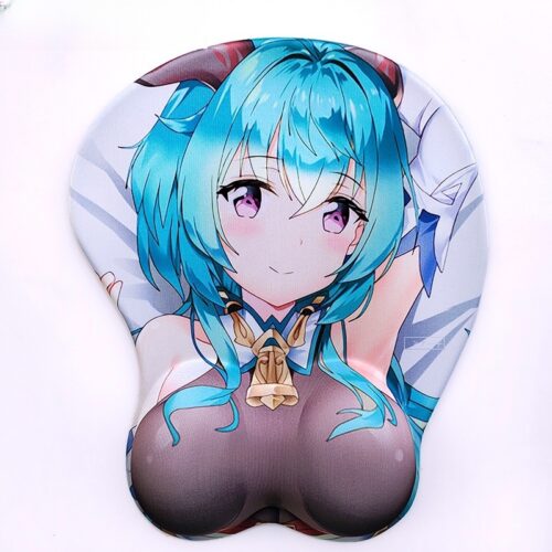Genshin Impact Ganyu 3D Silicon Mouse Pad Mat Wrist Rest