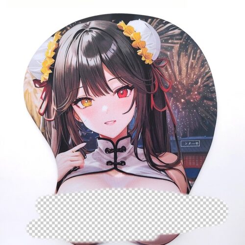 Date A Live Kurumi Tokisaki 3D Silicon Mouse Pad Mat Wrist Rest