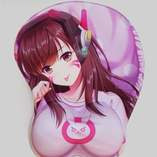 Overwatch D.Va 3D Silicon Mouse Pad Mat Wrist Rest