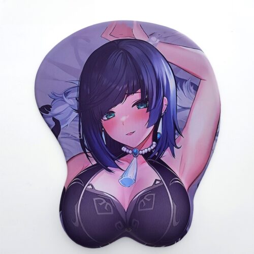 Genshin Impact Yelan 3D Silicon Mouse Pad Mat Wrist Rest