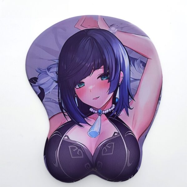 Genshin Impact Yelan 3D Silicon Mouse Pad Mat Wrist Rest