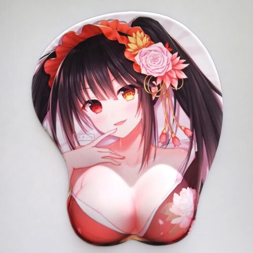Date A Live Kurumi Tokisaki 3D Silicon Mouse Pad Mat Wrist Rest