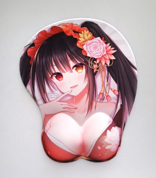 Date A Live Kurumi Tokisaki 3D Silicon Mouse Pad Mat Wrist Rest
