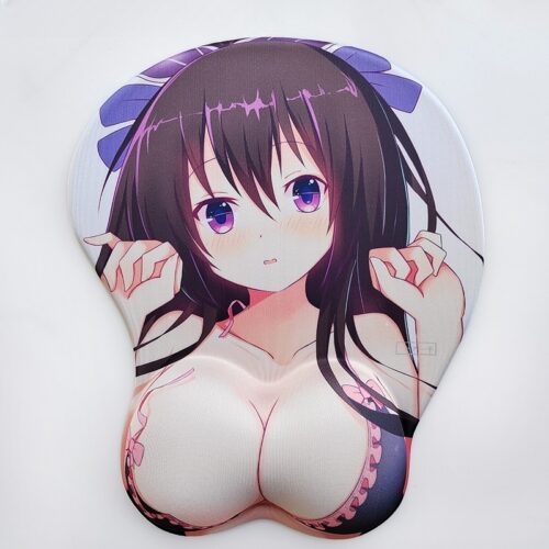 Date A Live Tohka Yatogami 3D Silicon Mouse Pad Mat Wrist Rest