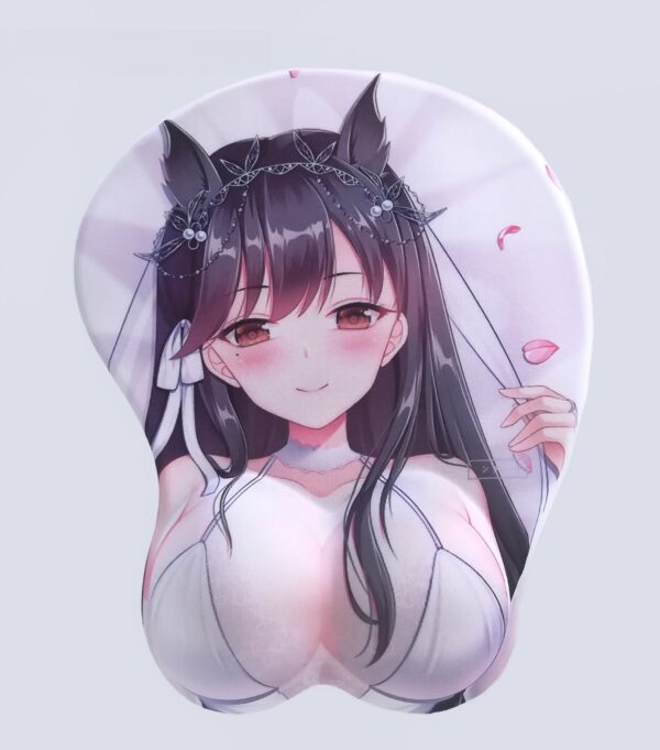 Azur Lane Atago 3D Silicon Mouse Pad Mat Wrist Rest