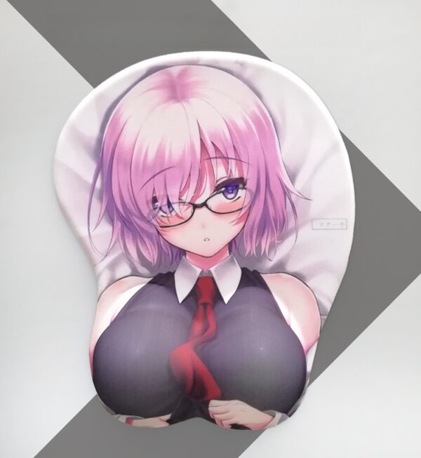 Fate/Grand Order Mash Kyrielight 3D Silicon Mouse Pad Mat Wrist Rest