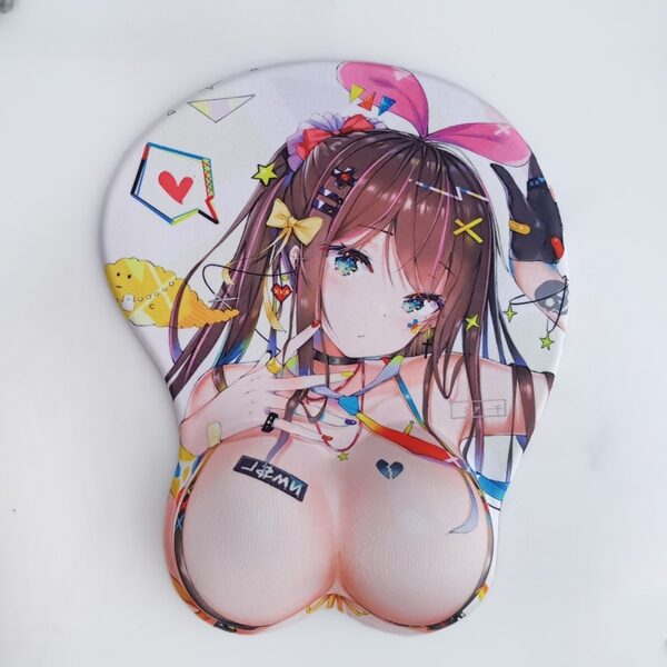 Arknights Amiya 3D Silicon Mouse Pad Mat Wrist Rest