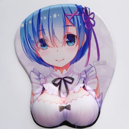 Re:Zero Rem 3D Silicon Mouse Pad Mat Wrist Rest