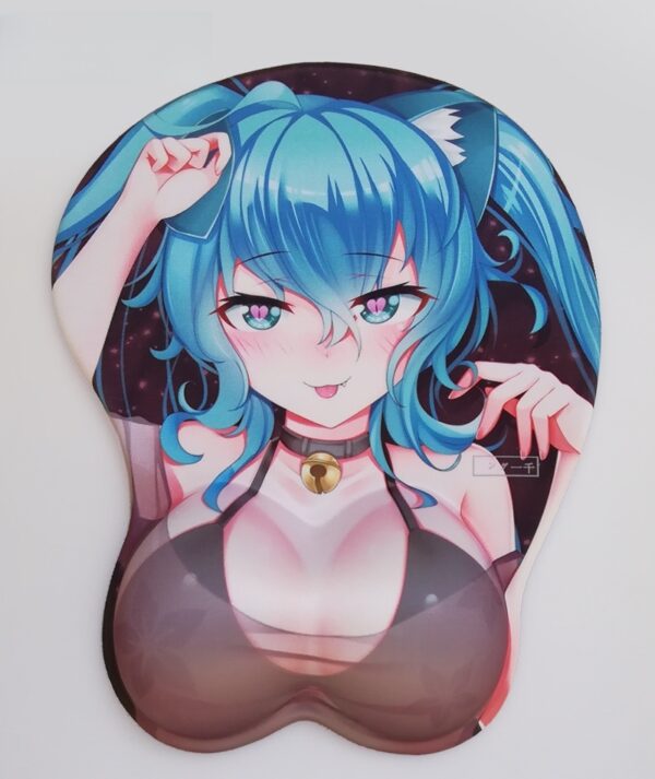 Hatsune Miku 3D Silicon Mouse Pad Mat Wrist Rest
