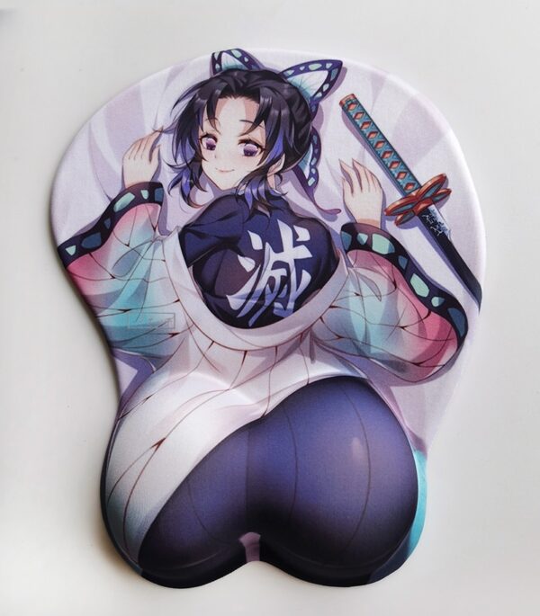 Demon Slayer: Kimetsu no Yaiba Kochou Shinobu 3D Silicon Mouse Pad Mat Wrist Rest