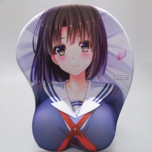 Saekano: How to Raise a Boring Girlfriend Megumi Kato 3D Silicon Mouse Pad Mat Wrist Rest