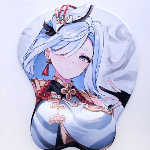 Genshin Impact Shenhe 3D Silicon Mouse Pad Mat Wrist Rest