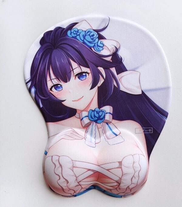 Honkai Impact 3rd Raiden Mei 3D Silicon Mouse Pad Mat Wrist Rest