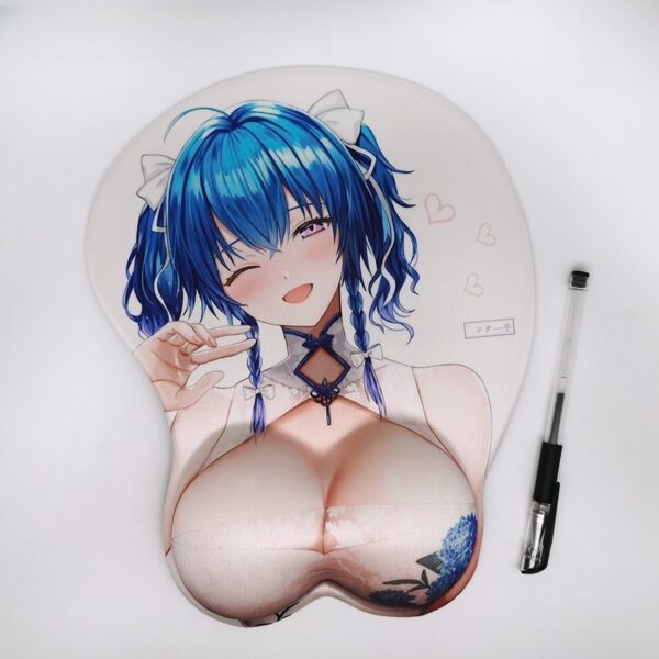 Azur Lane USS St. Louis 3D Silicon Mouse Pad Mat Wrist Rest
