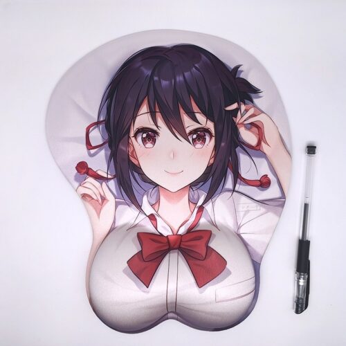 Your Name. Mitsuha Miyamizu 3D Silicon Mouse Pad Mat Wrist Rest