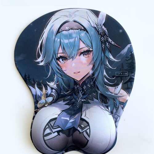 Genshin Impact Eula 3D Silicon Mouse Pad Mat Wrist Rest