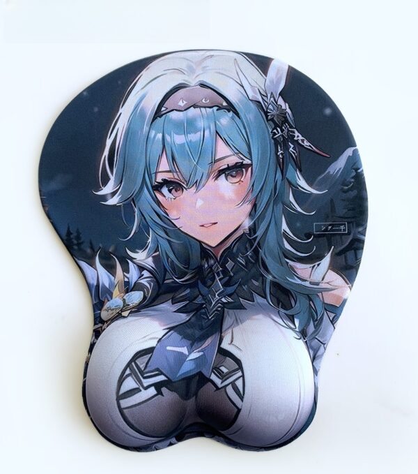 Genshin Impact Eula 3D Silicon Mouse Pad Mat Wrist Rest
