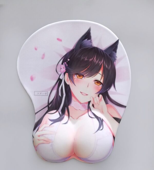 Azur Lane Atago 3D Silicon Mouse Pad Mat Wrist Rest