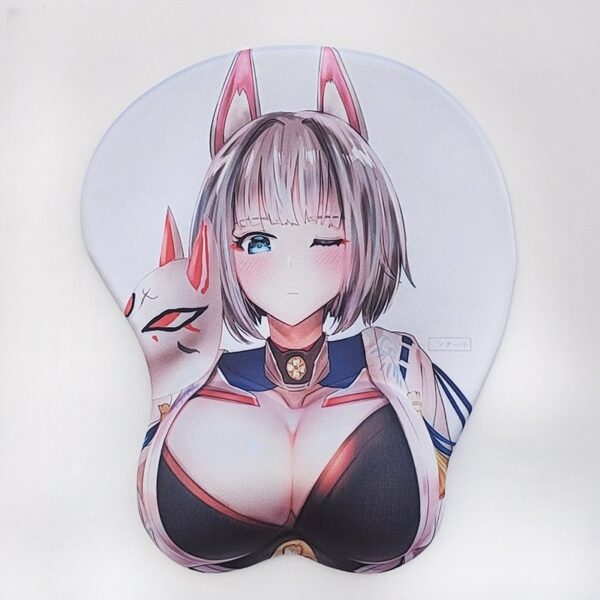 Azur Lane Kaga 3D Silicon Mouse Pad Mat Wrist Rest