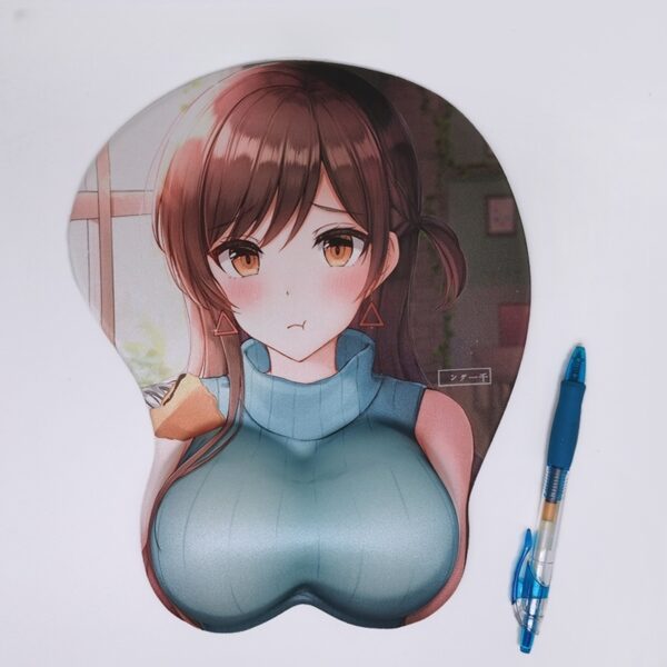 Kanojo, Okarishimasu Chizuru Mizuhara 3D Silicon Mouse Pad Mat Wrist Rest