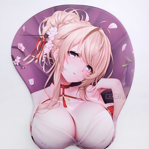 Azur Lane Glorious 3D Silicon Mouse Pad Mat Wrist Rest