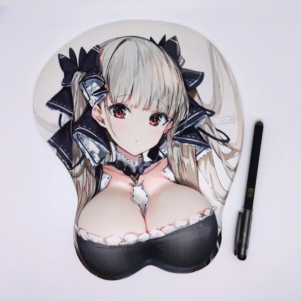 Azur Lane Formidable 3D Silicon Mouse Pad Mat Wrist Rest