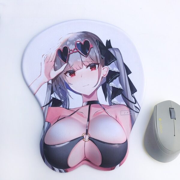 Azur Lane Formidable 3D Silicon Mouse Pad Mat Wrist Rest