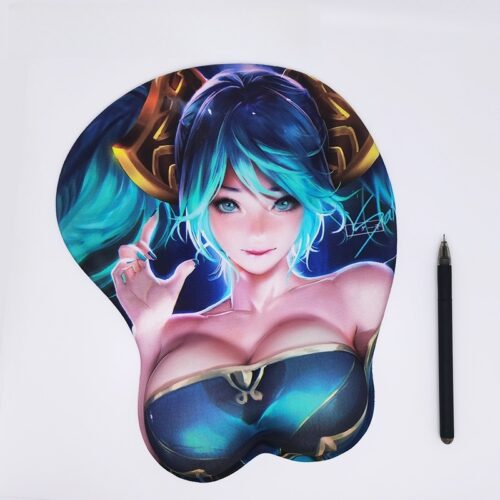 League of Legends Sona Buvelle 3D Silicon Mouse Pad Mat Wrist Rest