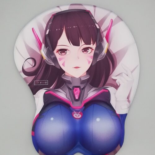 Overwatch D.Va 3D Silicon Mouse Pad Mat Wrist Rest