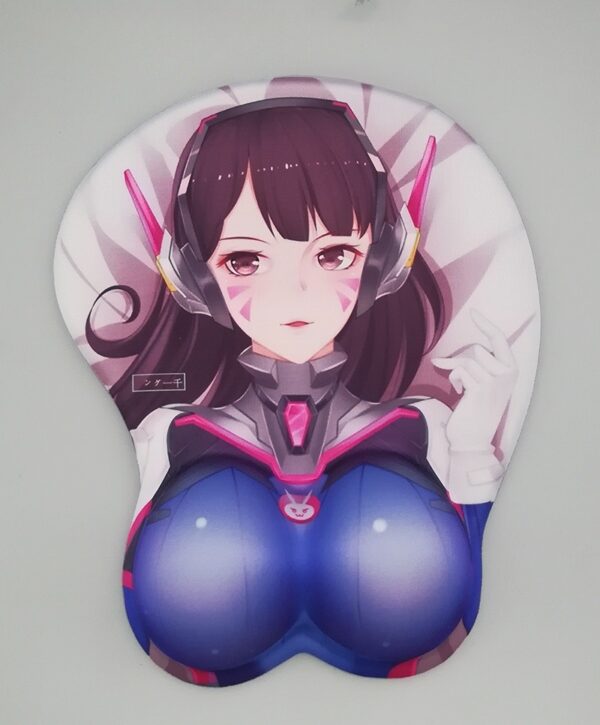 Overwatch D.Va 3D Silicon Mouse Pad Mat Wrist Rest