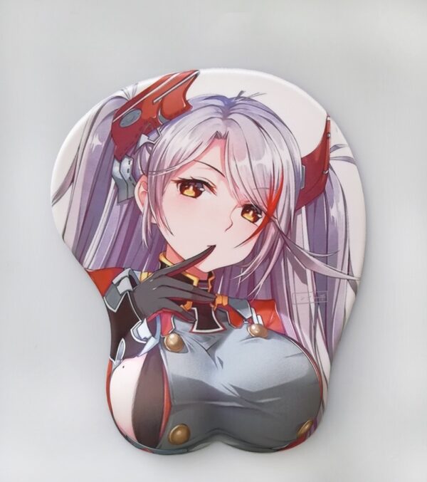 Azur Lane Prinz Eugen 3D Silicon Mouse Pad Mat Wrist Rest