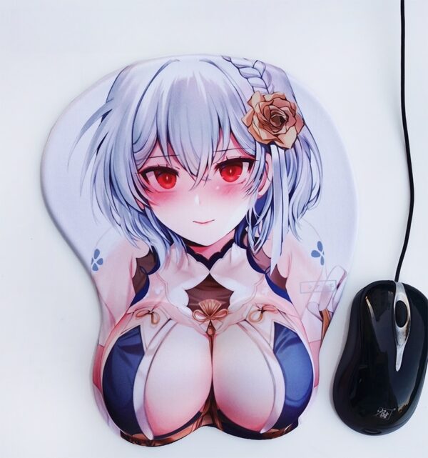 Azur Lane Sirius 3D Silicon Mouse Pad Mat Wrist Rest
