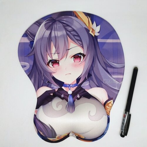 Genshin Impact Keqing 3D Silicon Mouse Pad Mat Wrist Rest