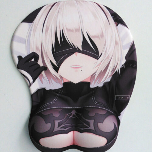 NieR:Automata 2B 3D Silicon Mouse Pad Mat Wrist Rest