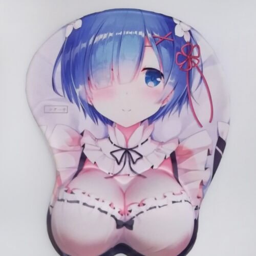 Re:Zero Rem 3D Silicon Mouse Pad Mat Wrist Rest