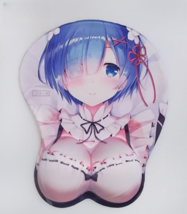 Re:Zero Rem 3D Silicon Mouse Pad Mat Wrist Rest