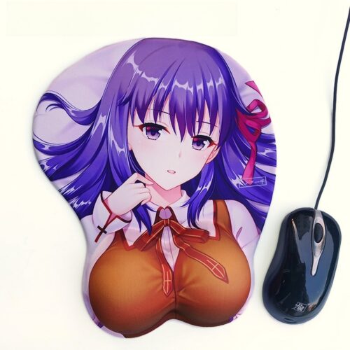 Fate/stay night Sakura Matou 3D Silicon Mouse Pad Mat Wrist Rest