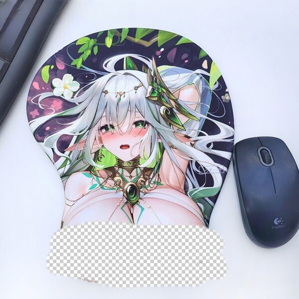 Genshin Impact The Greater Lord Rukkhadevata 3D Silicon Mouse Pad Mat Wrist Rest