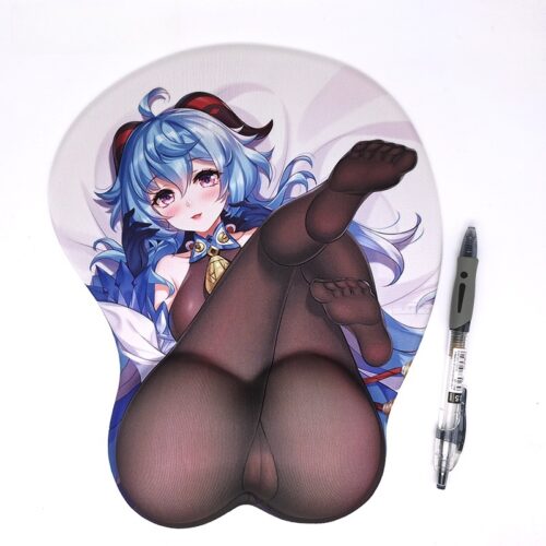 Genshin Impact Ganyu 3D Silicon Mouse Pad Mat Wrist Rest