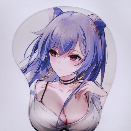 Genshin Impact Keqing 3D Silicon Mouse Pad Mat Wrist Rest