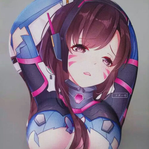 Overwatch D.Va 3D Silicon Mouse Pad Mat Wrist Rest