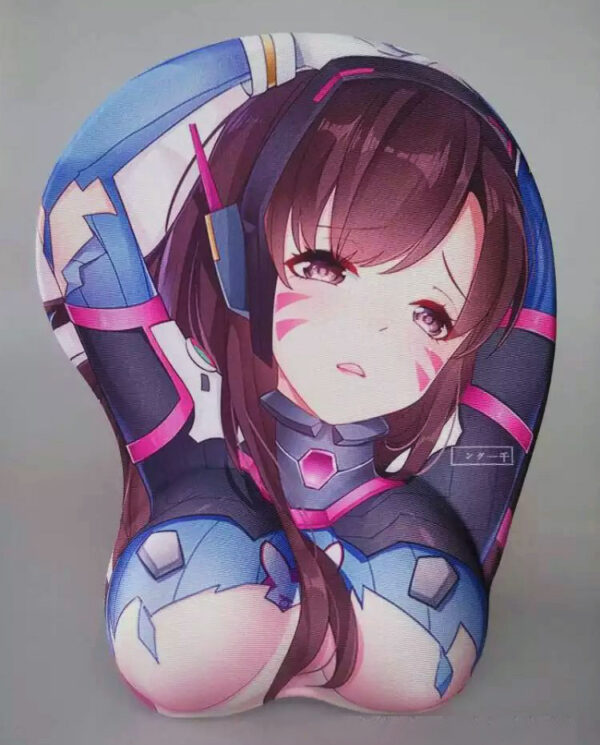 Overwatch D.Va 3D Silicon Mouse Pad Mat Wrist Rest