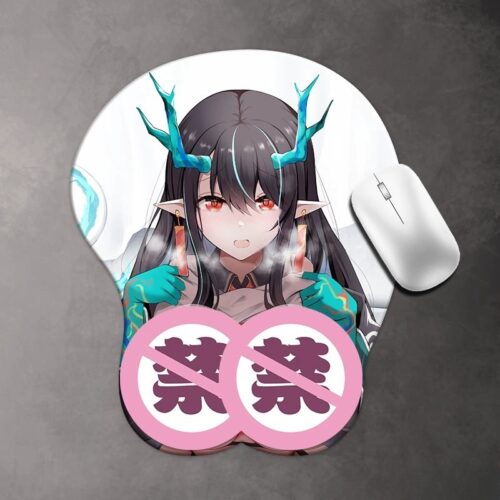 Arknights Dusk 3D Silicon Mouse Pad Mat Wrist Rest