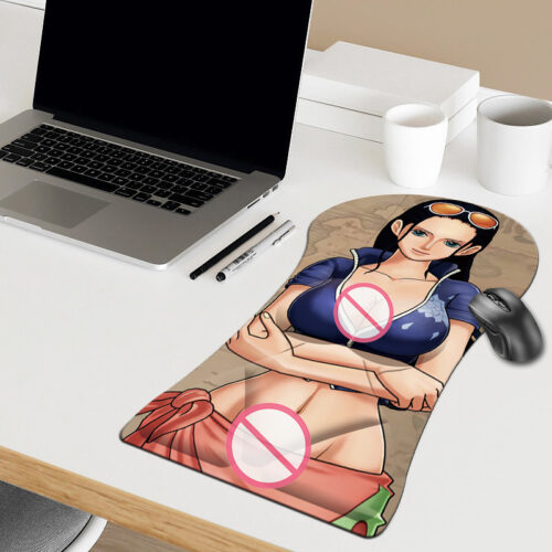 One Piece Boa Hancock 3D Silicone Half/Full Body Mouse Pad
