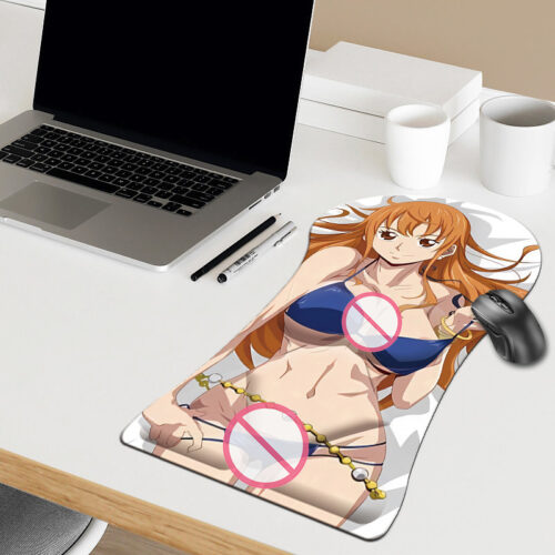 One Piece Nami 3D Silicone Half/Full Body Mouse Pad
